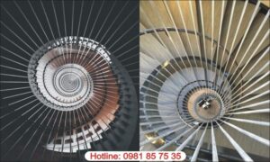 ảnh ghép lưới cầu thang